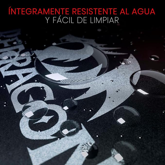 Redragon P030 Flick M Mousepad with Stitched Edges Waterproof for Work Games Office Home