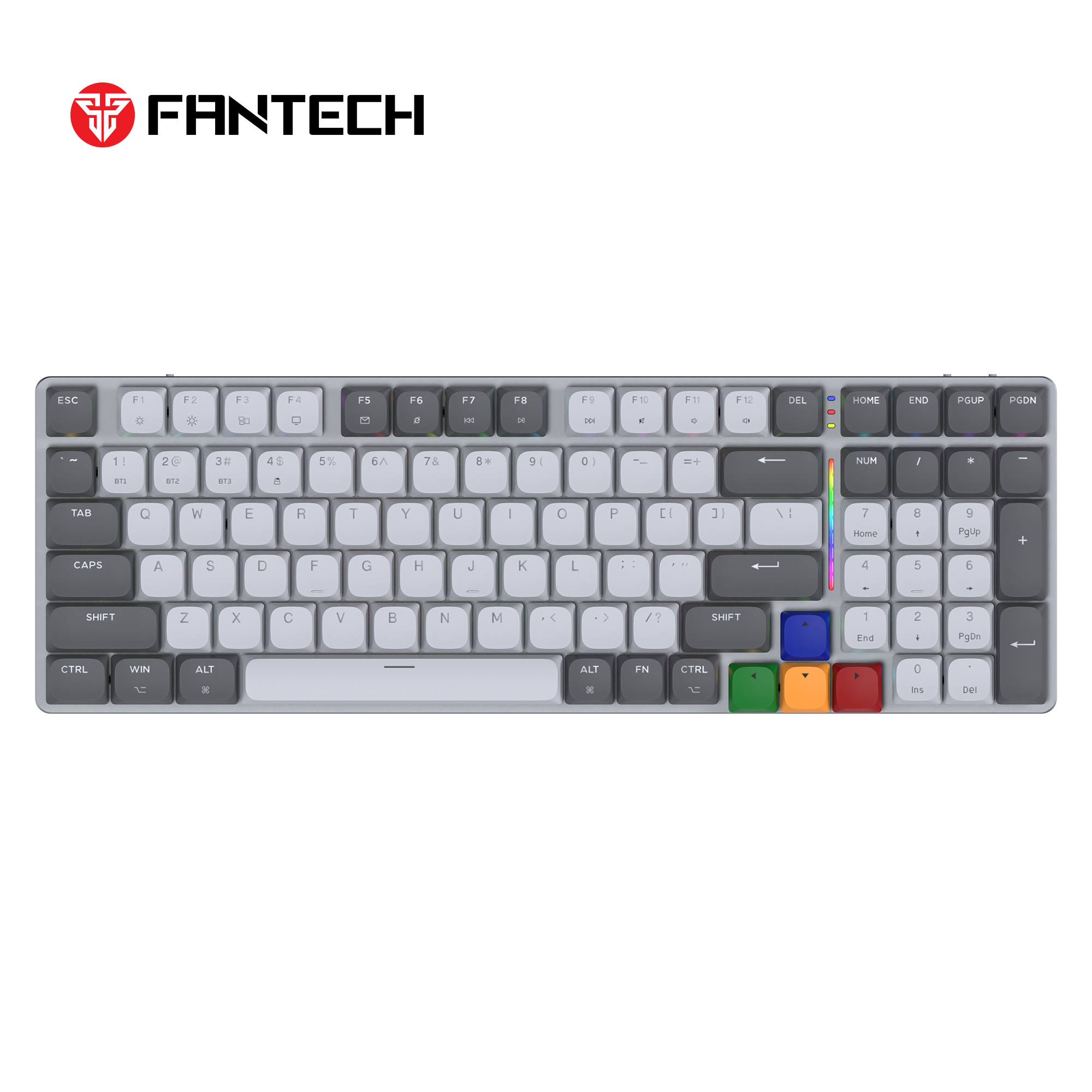 Fantech MK916 95% Low Profile Wireless Mechanical Keyboard (SUPER MAXFIT AIR99) (Brown Switch)