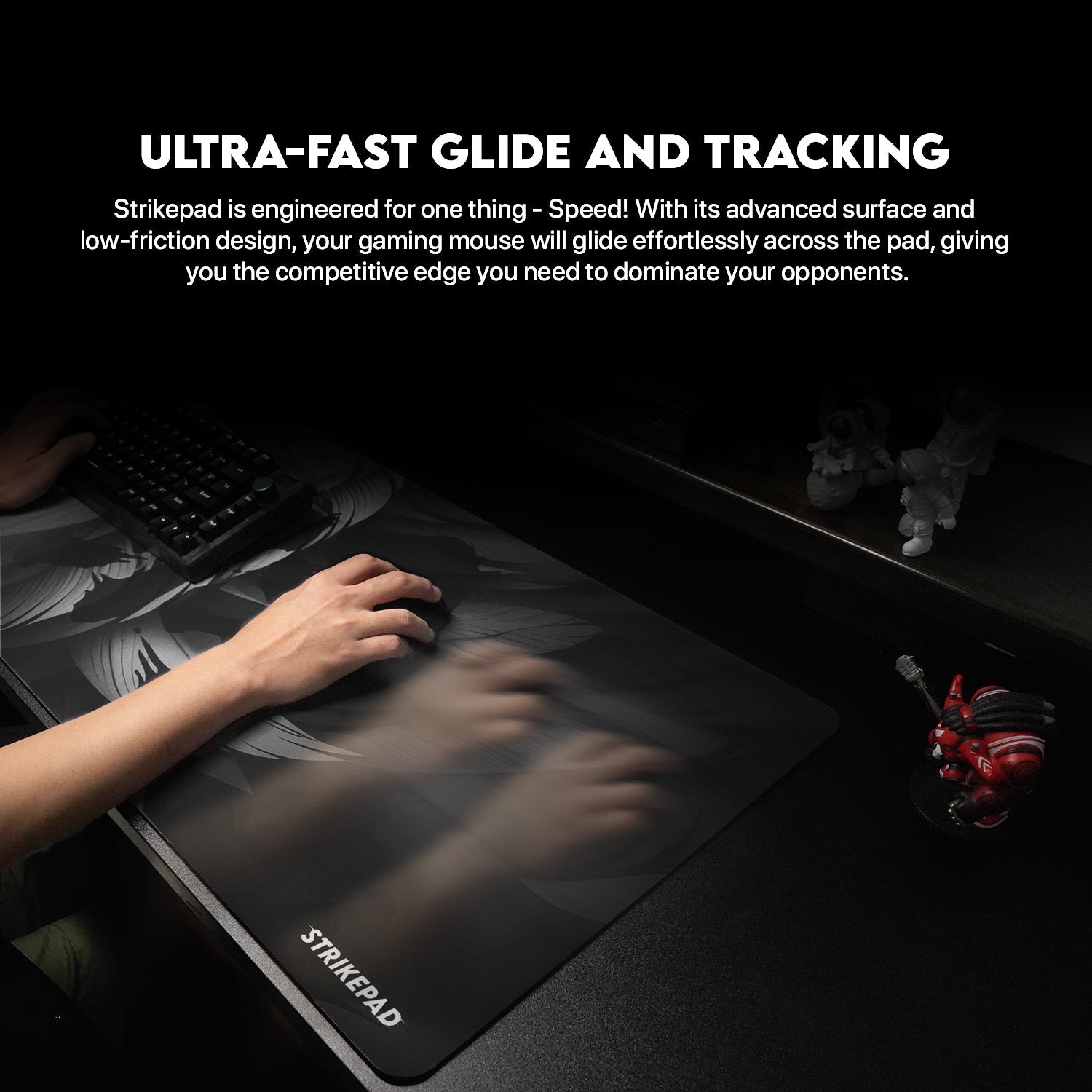 FANTECH Strikepad MST901 Gaming Mousepad 900x400x3mm Transformation Pattern Waterproof and No Edge Stitching Speed Mouse Mat