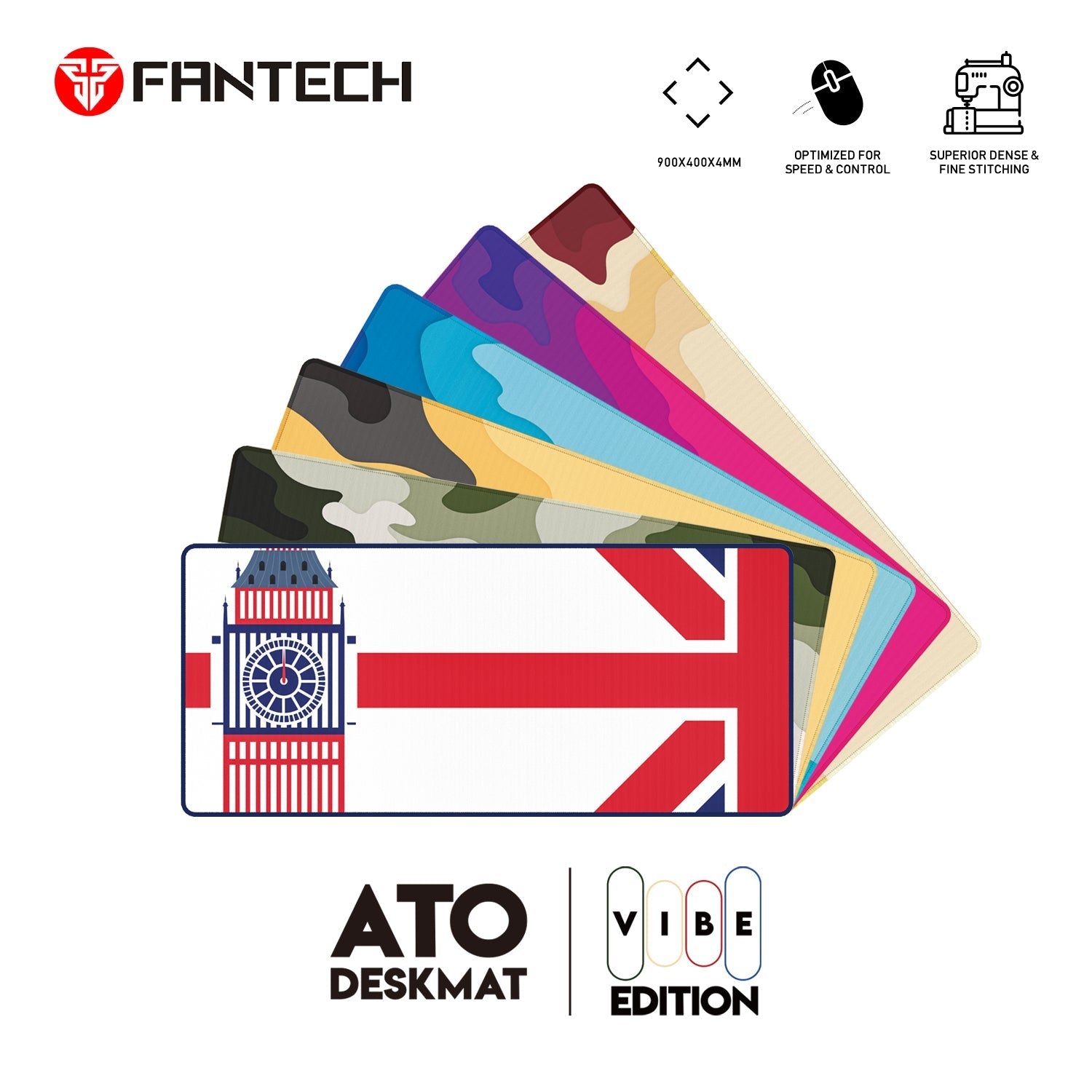 Fantech ATO MP905 Desk Mat VIBE EDTION London Tour