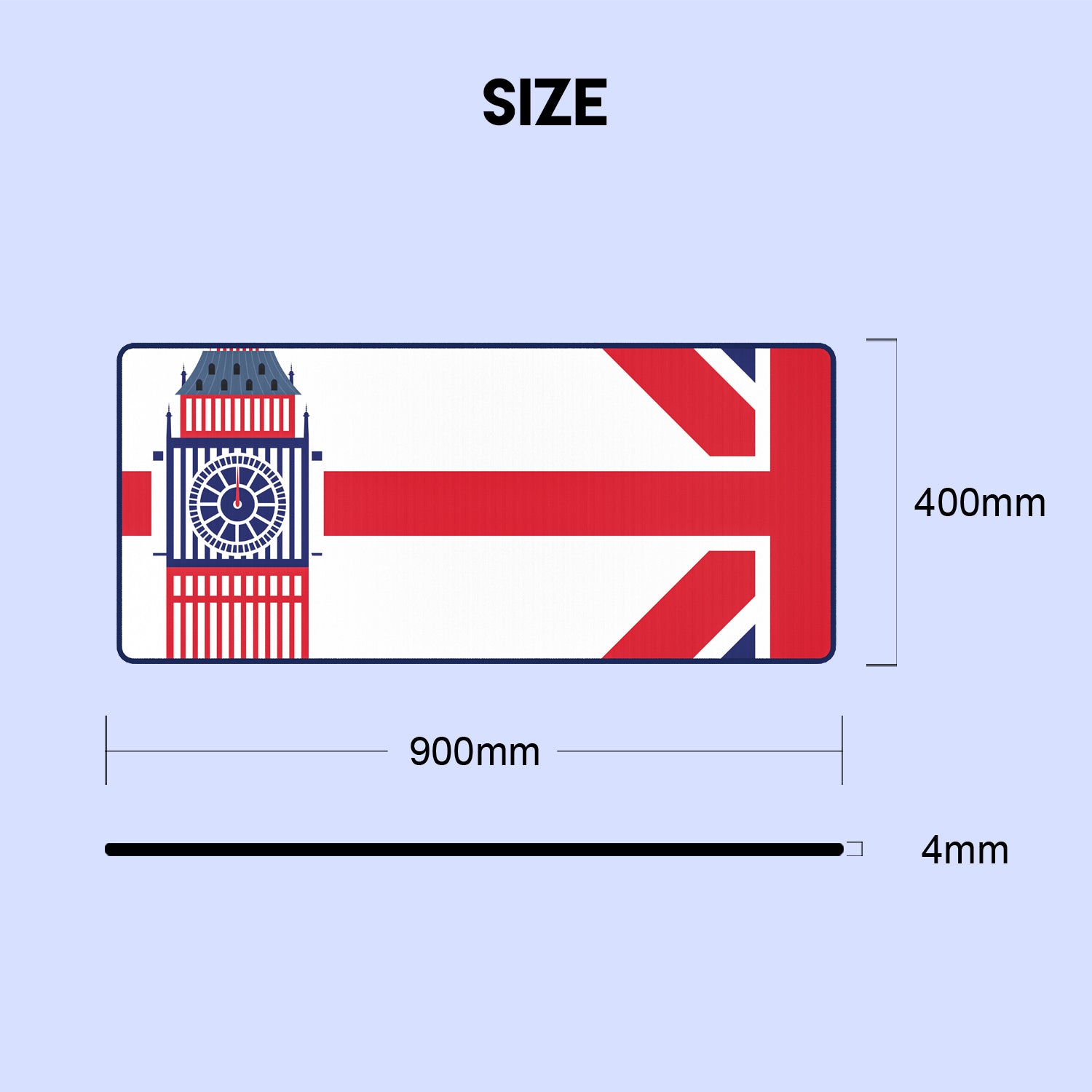 Fantech ATO MP905 Desk Mat VIBE EDTION London Tour